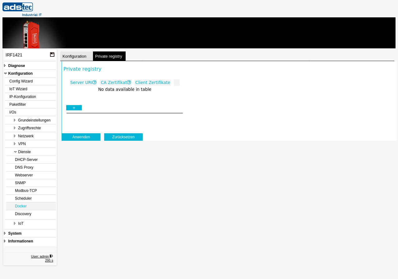 Private registry